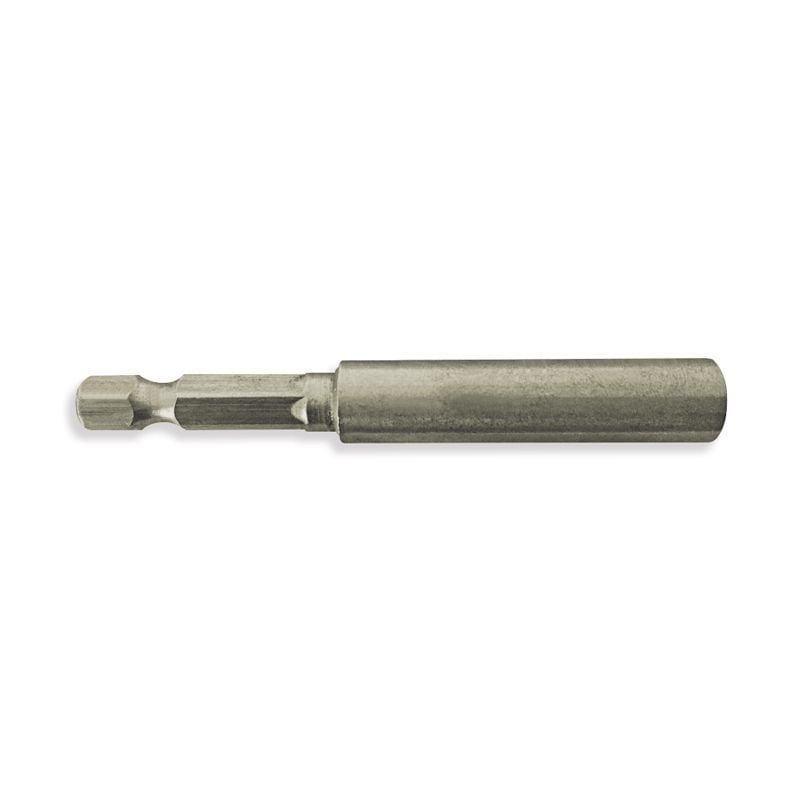 Professional 3-Inch Magnetic Bit Holder, Solid Stainless Steel, One-Piece Design, 1/4" Shank, Depth Setting Bit