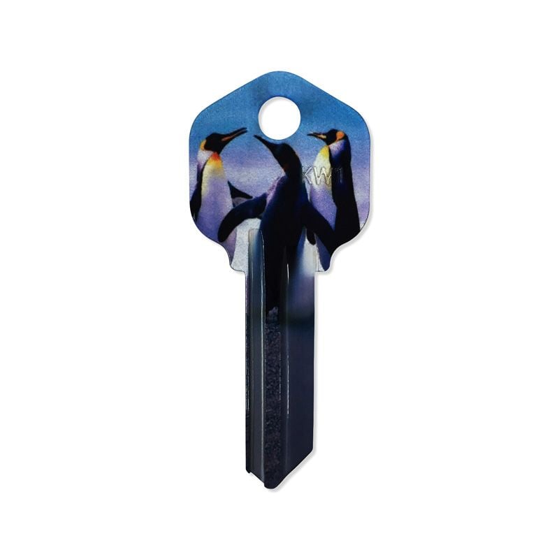 Painting KW1 Keys, Penguin Design, Wholesale KW1 Keys, Bulk Painting KW1 Keys