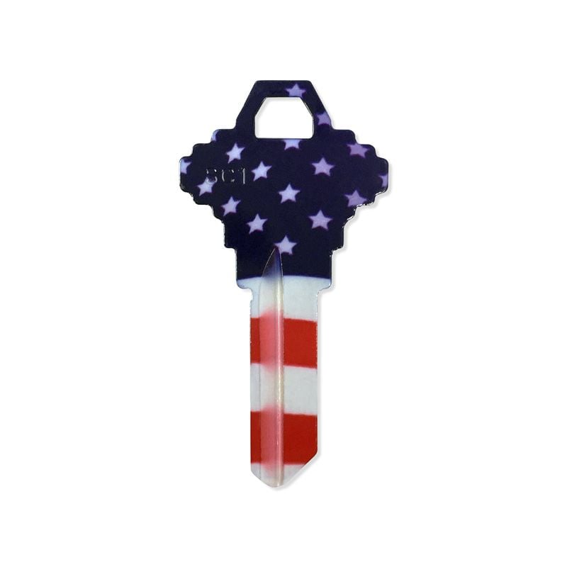 Painting SC1 Keys, American Flag Design, Wholesale SC1 Keys, Bulk Painting SC1 Keys