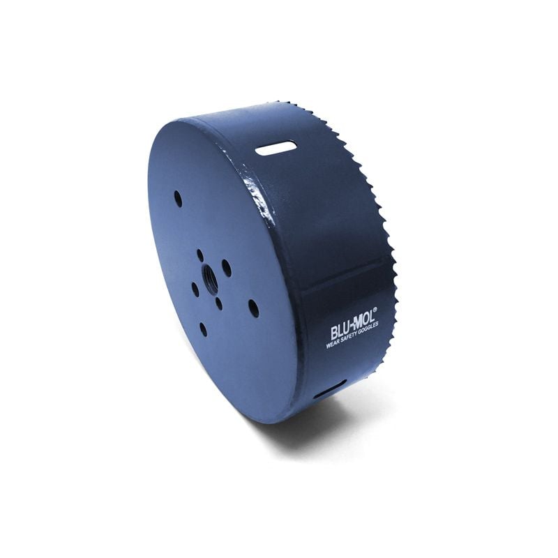5/8 In. Bi-Metal Hole Saw, Blu-Mol, Thin Kerf Design, M42 Cobalt Bi-Metal, 1 7/8″ Depth of Cut