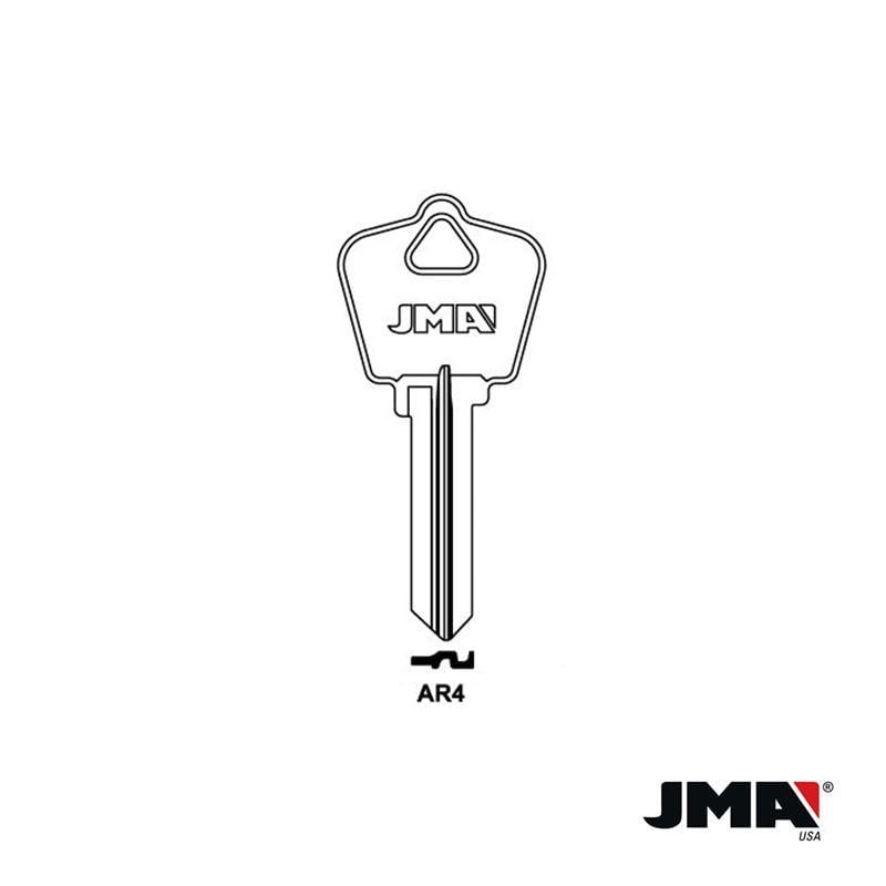 50 Keys AR4 Brass Key Blanks, Wholesale AR4 Key Blanks, JMA AR4 Key