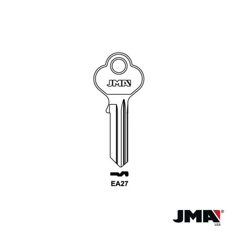 50 Keys EA27 Brass Key Blanks, Wholesale EA27 Key Blanks, JMA EA27 Key