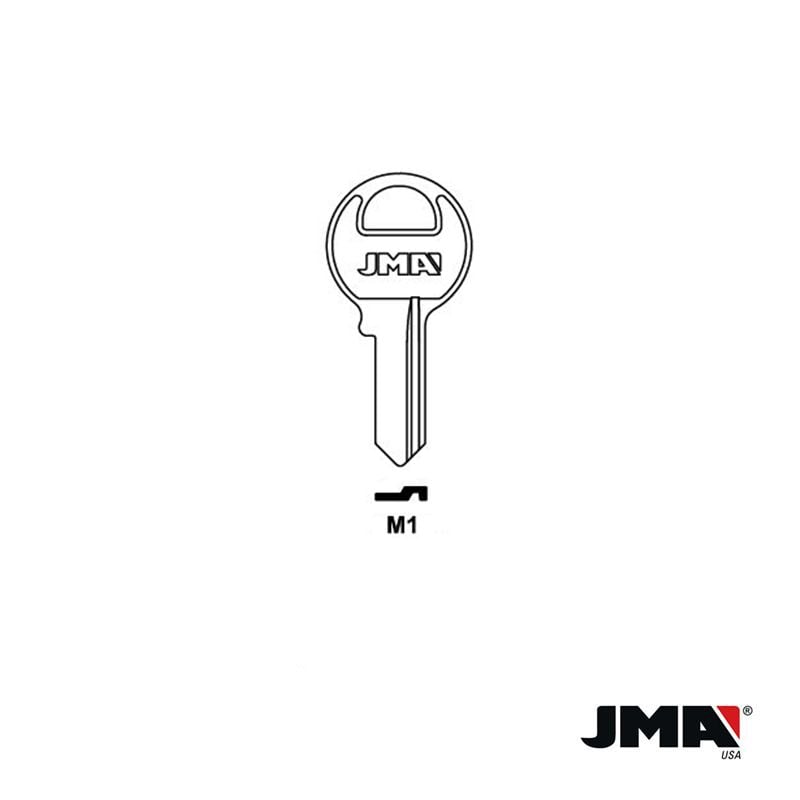 50 Keys M1 Brass Key Blanks, Wholesale M1 Key Blanks, JMA M1 Key