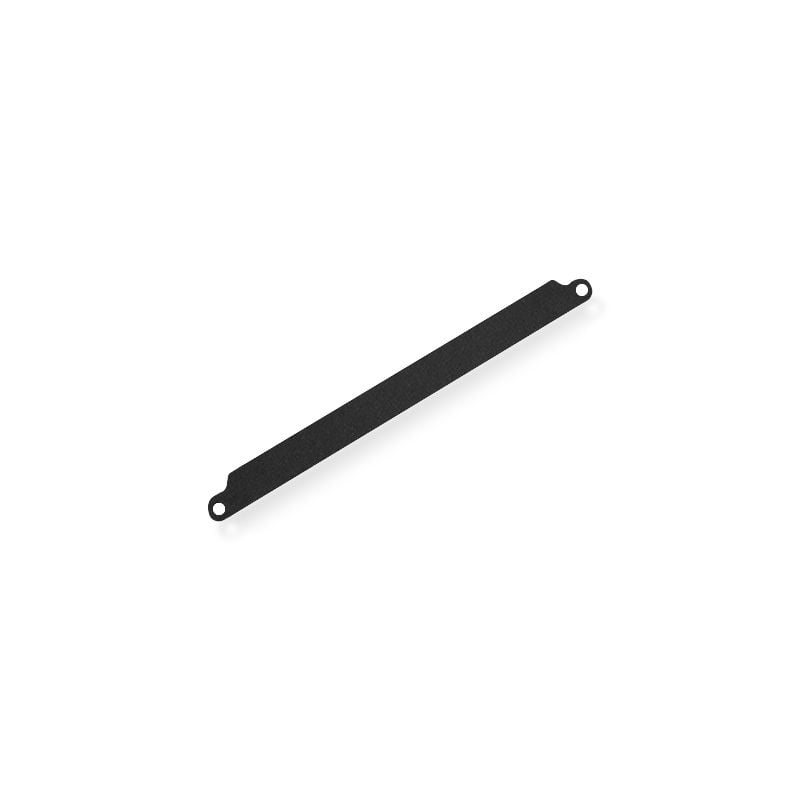 12″ Carbide Grit Hack Saw Blade, RemGrit, No Teeth, Black Saw Blade, Medium Grit