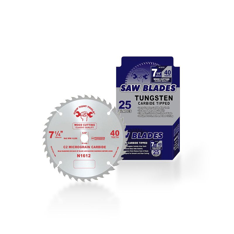 7-1/4" Classic Circular Saw Blade C2 Carbide, Wood Cutting 40T, Blade Thickness 1.4 mm, Tungsten Carbide tip