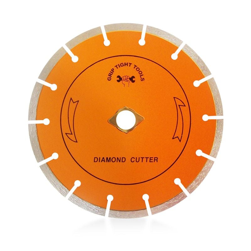 4 In. Classic Segment Cut Diamond Blade, Cutting Diamond Blade, Great Performance, Aggressive Cutting, Orange Color