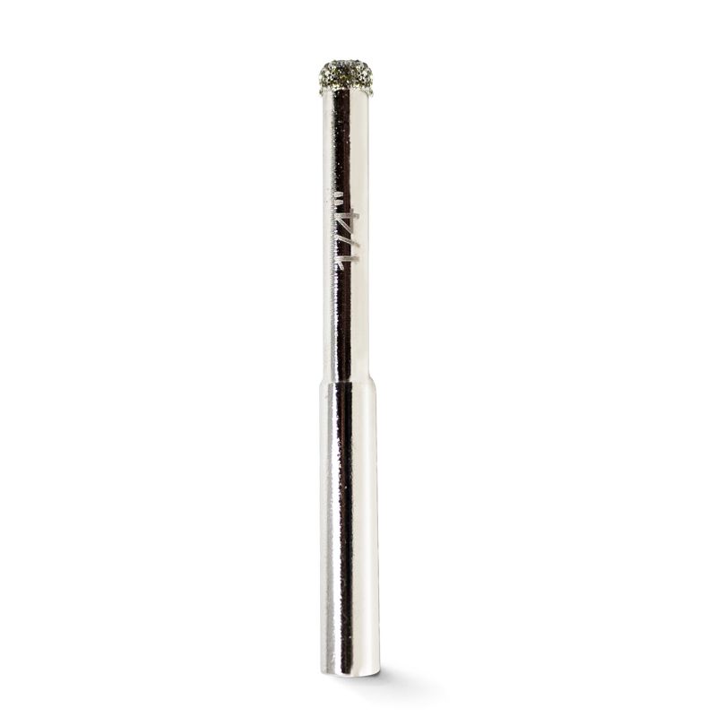 1/4" Diamond Dust Mini Hole Saw, Steel Body, Electroplated Diamond Edge