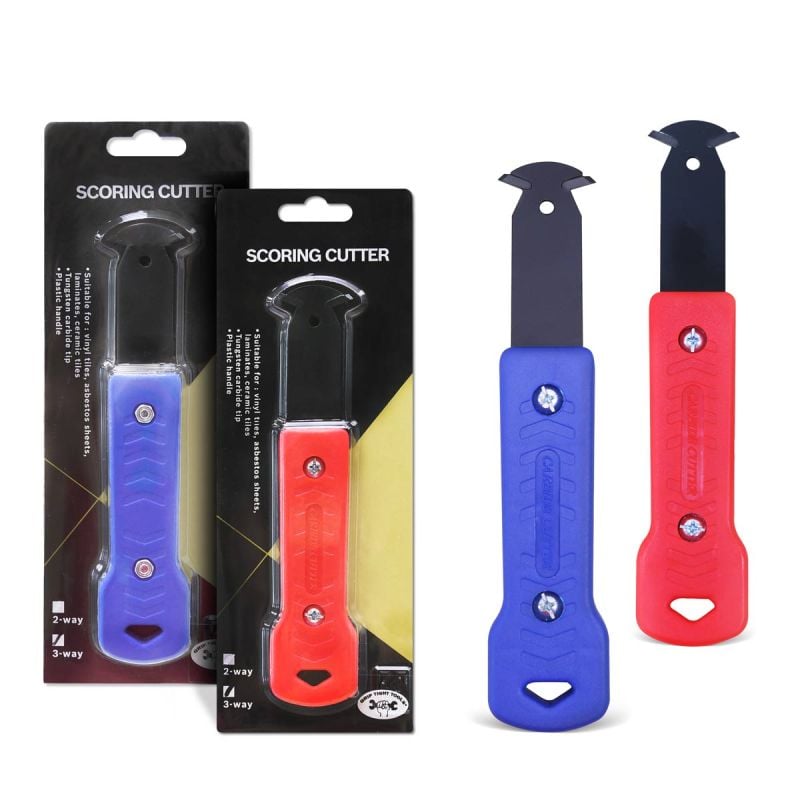 Carbide Backer Board Scoring Cutter, Blue Handle Carbide Backer, Red Handle Carbide Backer