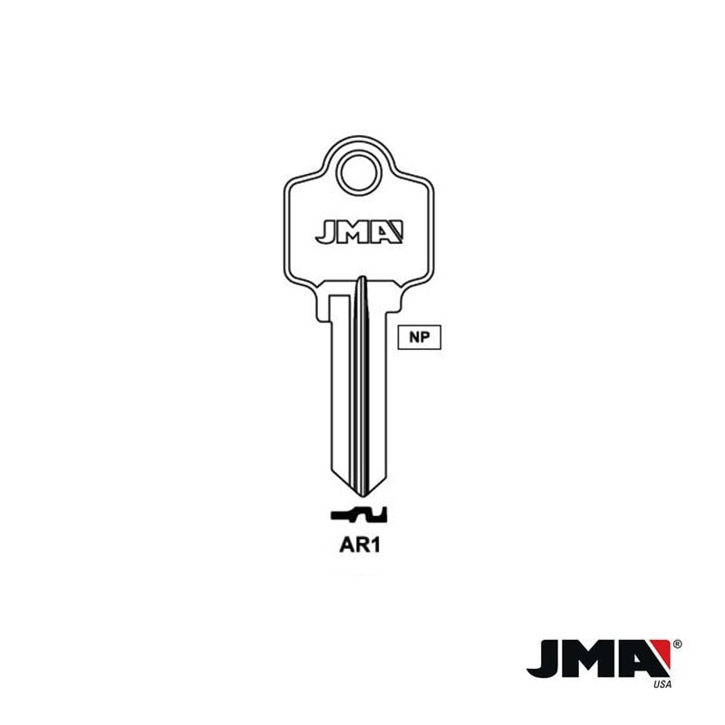 250 Keys AR1 Nickel Key Blanks, Wholesale AR1 Key Blanks, JMA AR1 Key