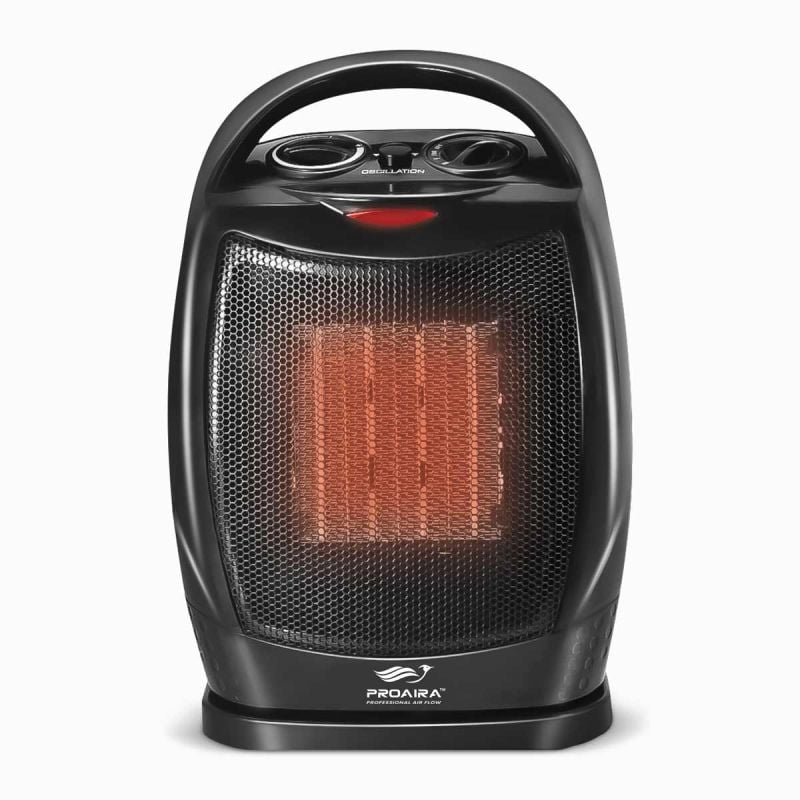 Oscillating Ceramic Heater - Happy Face by Proaira®