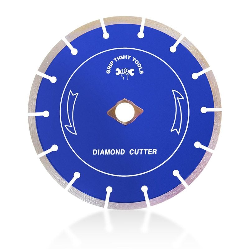 7 In. Premium Segment Cut Diamond Blade, Cutting Diamond Blade, Highest Performance, Aggressive Cutting, Blue Color