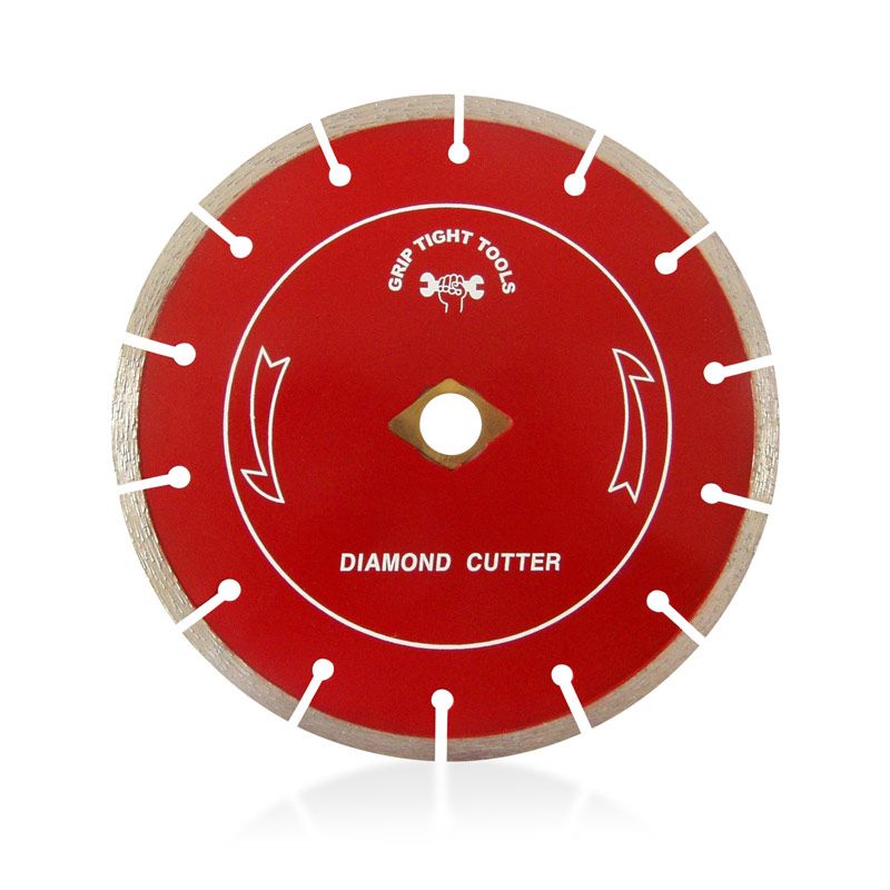 4 In. Professional Segment Cut Diamond Blade, Cutting Diamond Blade, High Performance, Aggressive Cutting, Red Color