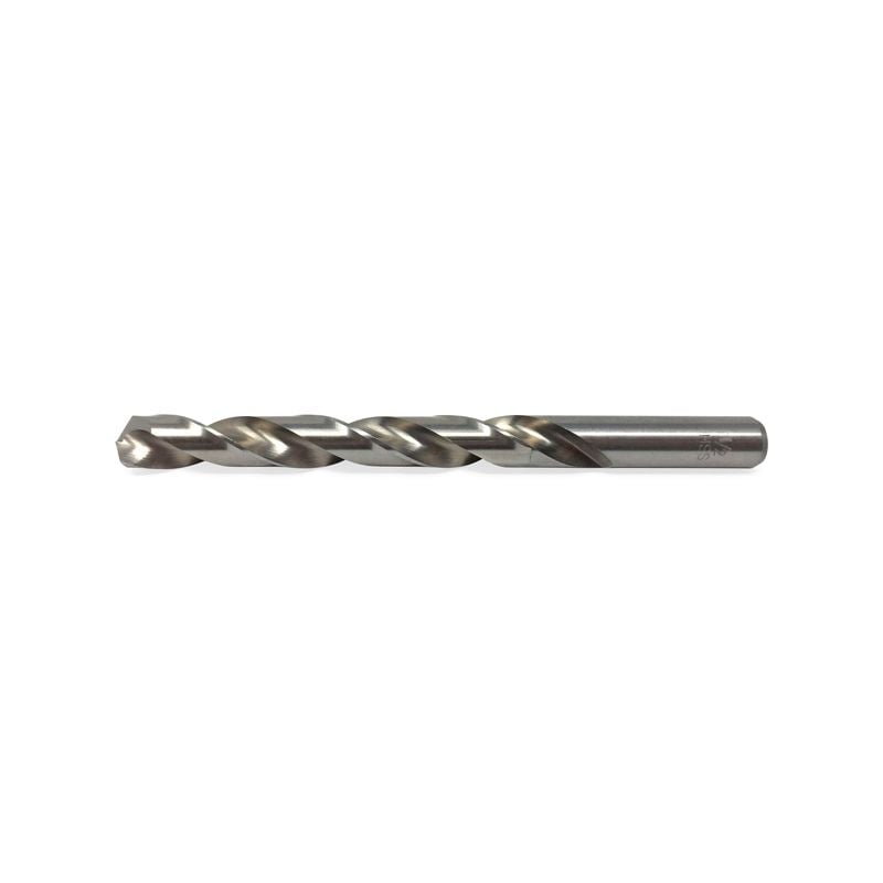 3/8 In. Premium Cobalt HSS Drill Bit Ideal for Steel, 5% Cobalt Added to Steel, Fully Grounded, 135 Degree Split Point, Bright Finish