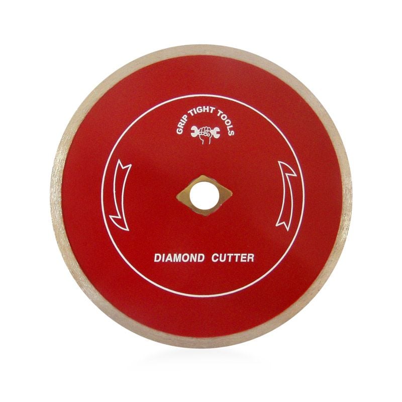 7 In. Professional Continuous Rim Tile, Cutting Diamond Blade, High Performance, Aggressive Cutting, Red Color
