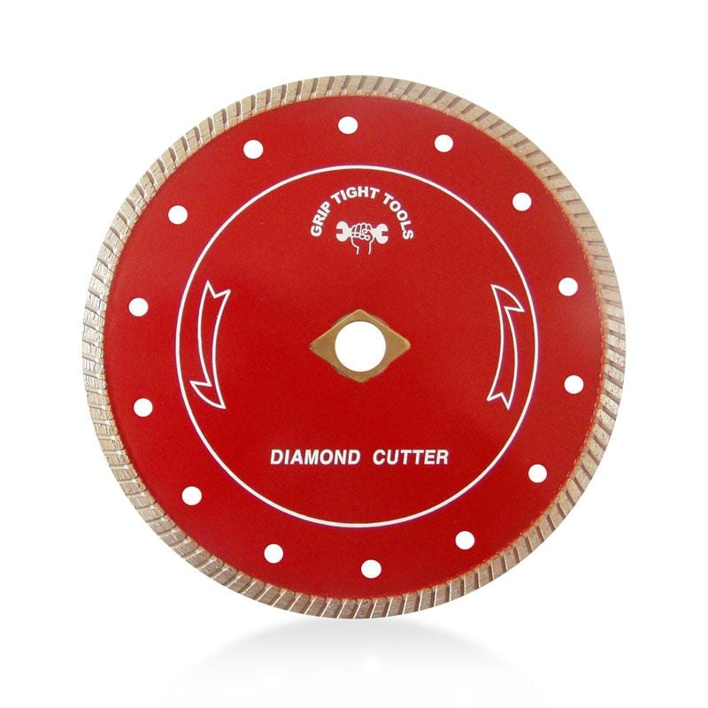 4 In. Professional Turbo Cut Diamond Blade, Cutting Diamond Blade, High Performance, Aggressive Cutting, Red Color