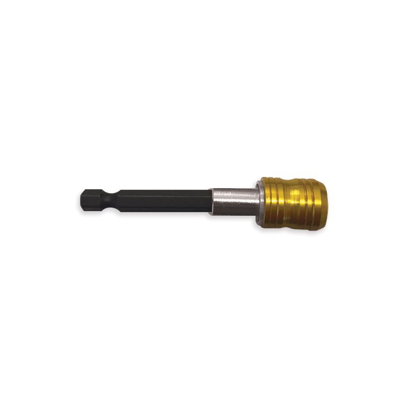 3" Magnetic Bit Tip Holder, Quick Change, Solid Stainless Steel, Locking Mechanism Designed, 1/4" Shank