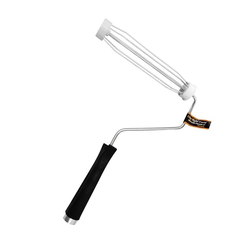 9" Classic Paint Roller Frame, 5 Cage Wires Paint Roller Frame, Threaded Handle Paint Roller Frame