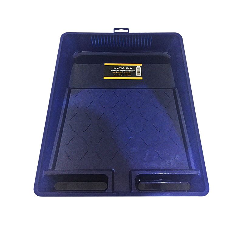 Standard Plastic Paint Tray, 12" x 15" Blue Plastic Paint Tray, 1 Quart Plastic Paint Tray