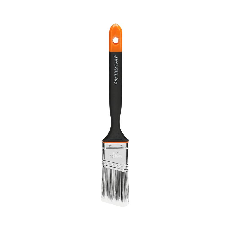 1.5" Angle Professional Paint Brush, 1.5" Orange Plus Angle Paint Brush, Washable Angle Paint Brush