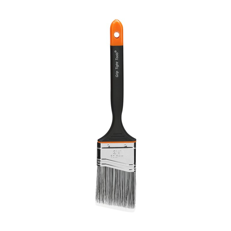 2.5" Angle Professional Paint Brush, 2.5" Orange Plus Angle Paint Brush, Washable Angle Paint Brush