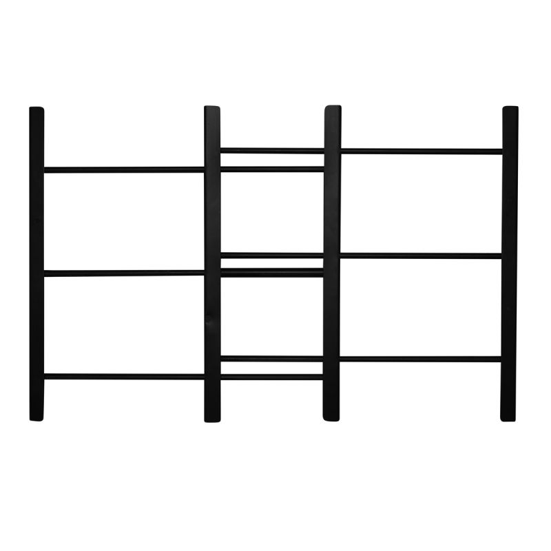 3 Bar Window Guards: 15" Height, Adjustable width from 15" to 24"