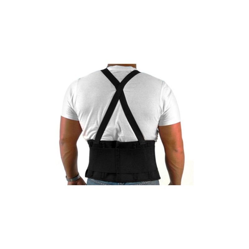 Back Support, Size L, Black Color, Durable Mesh Elastic, Lumbar