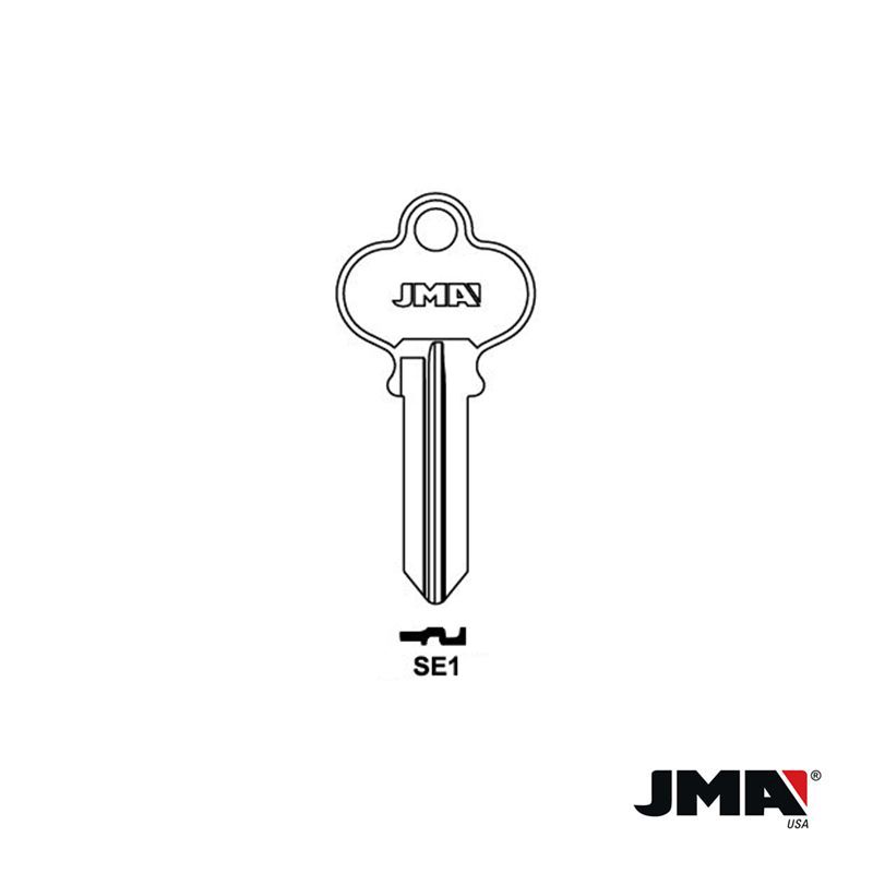 250 Keys SE1 Brass Key Blanks, Wholesale SE1 Key Blanks, JMA SE1 Key