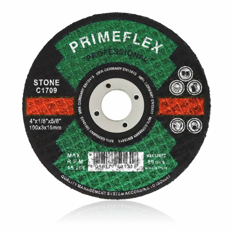 4 In. Professional Cutting Abrasive Stone Blade - For Stone 4"X 1/8" X5/8", By Primeflex Professional