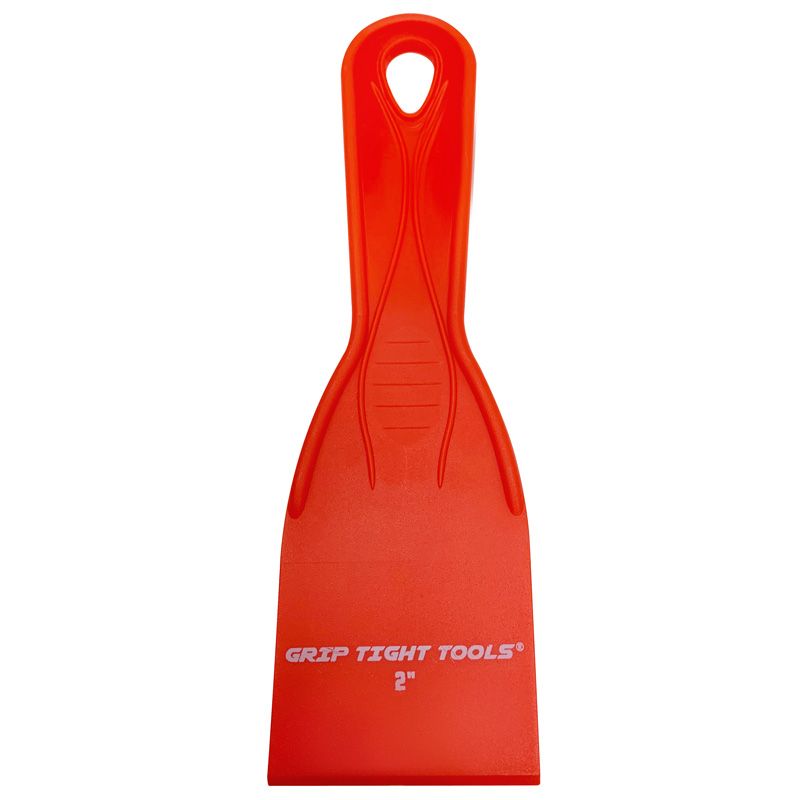 2” Plastic Putty Knife, Comfort Grip Putty Knife, Plastic Drywall Scraper