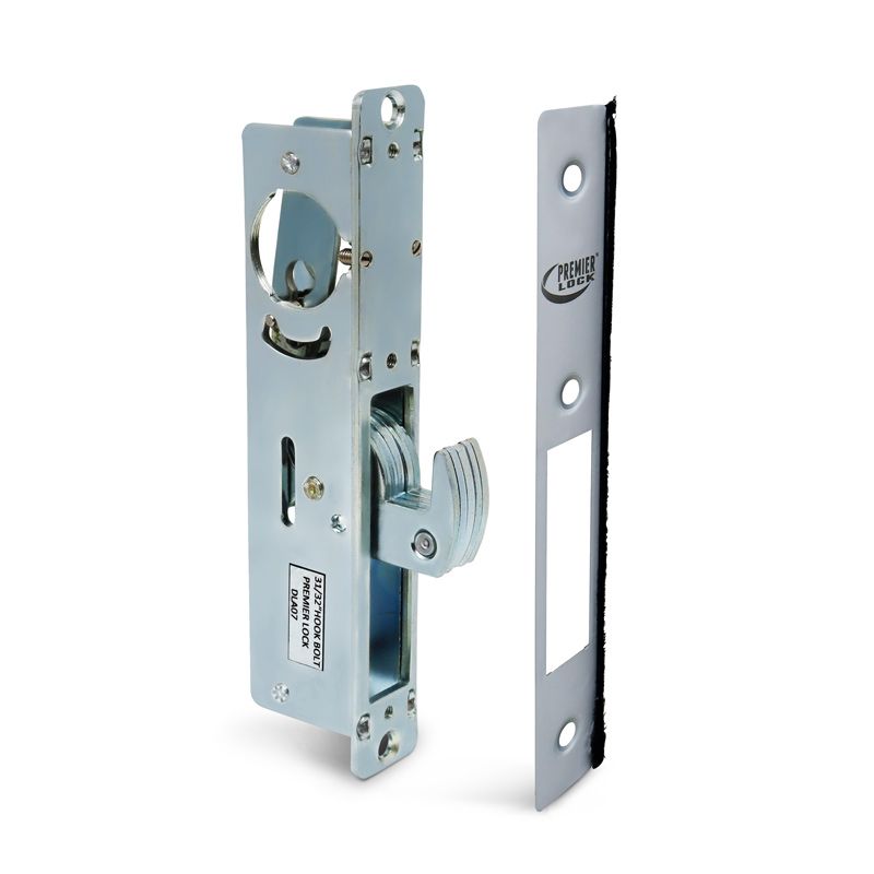 31/32" Hook Bolt Narrow Stile Mortise Lock | Right | Aluminum Finish | Buy Bulk Hardware
