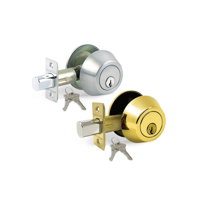 Brass Deadbolt Door Lock Grade 3, 2 SC1 Keyed Alike, Brass Deadbolt Door Lock, Stainless Steel Deadbolt Door Lock