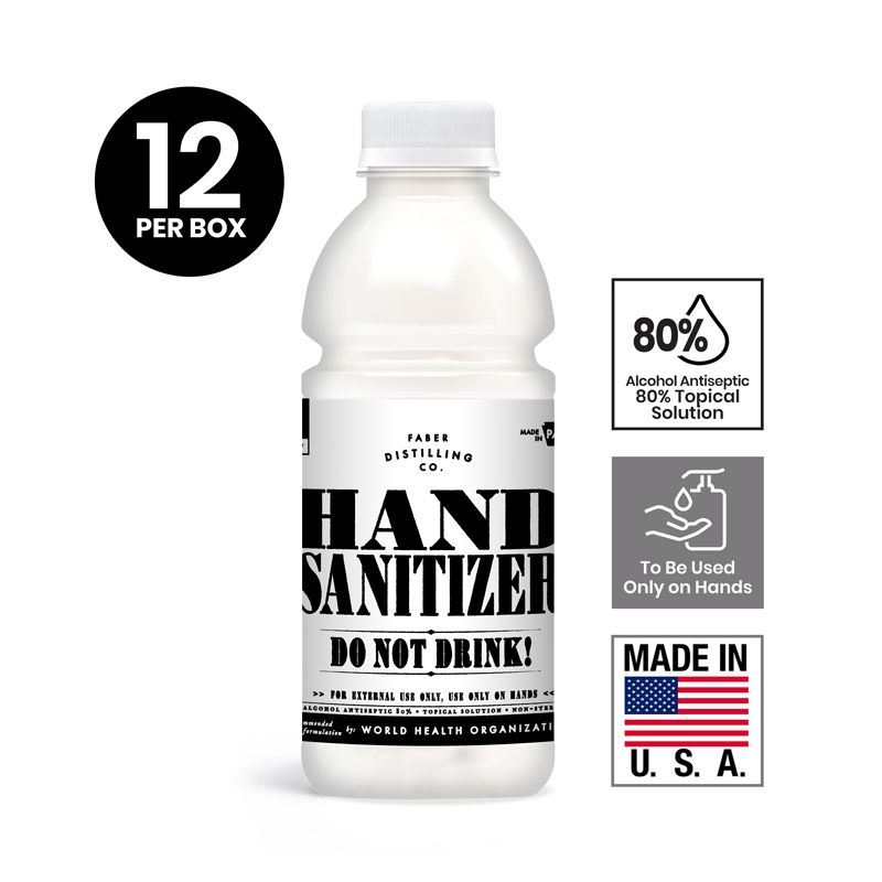 Liquid Hand Sanitizers Refill, 20 OZ, Plastic Bottle, Made in USA