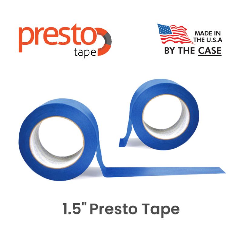 1.5" Presto Tape, 1.5" Painters Tape
