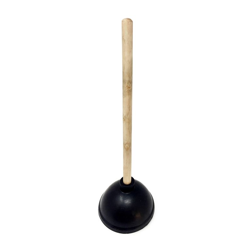 5-7/8" Standard Toilet Plunger with 19" Handle, by Plumb Tech®