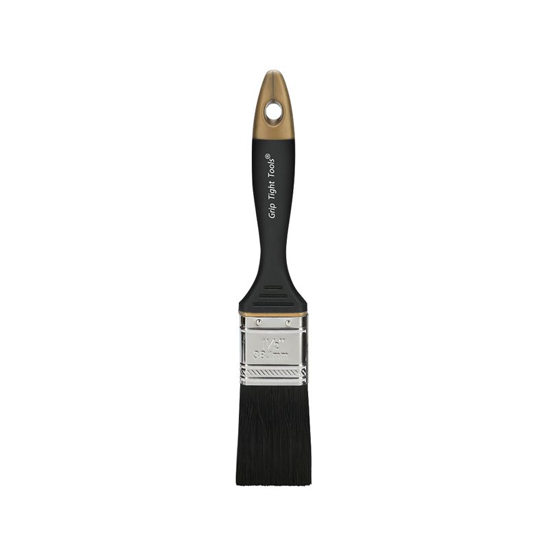 1.5" Premium Gold Paint Brush, 1.5" Premium Paint Brush, Washable Paint Brush