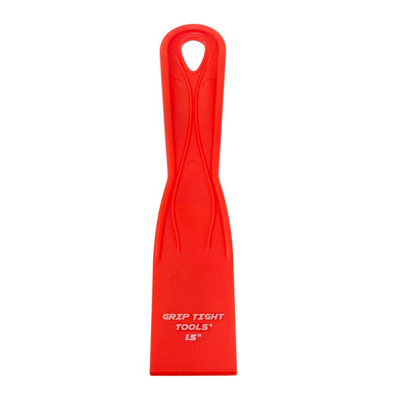 1.5” Plastic Putty Knife, Comfort Grip Putty Knife, Plastic Drywall Scraper