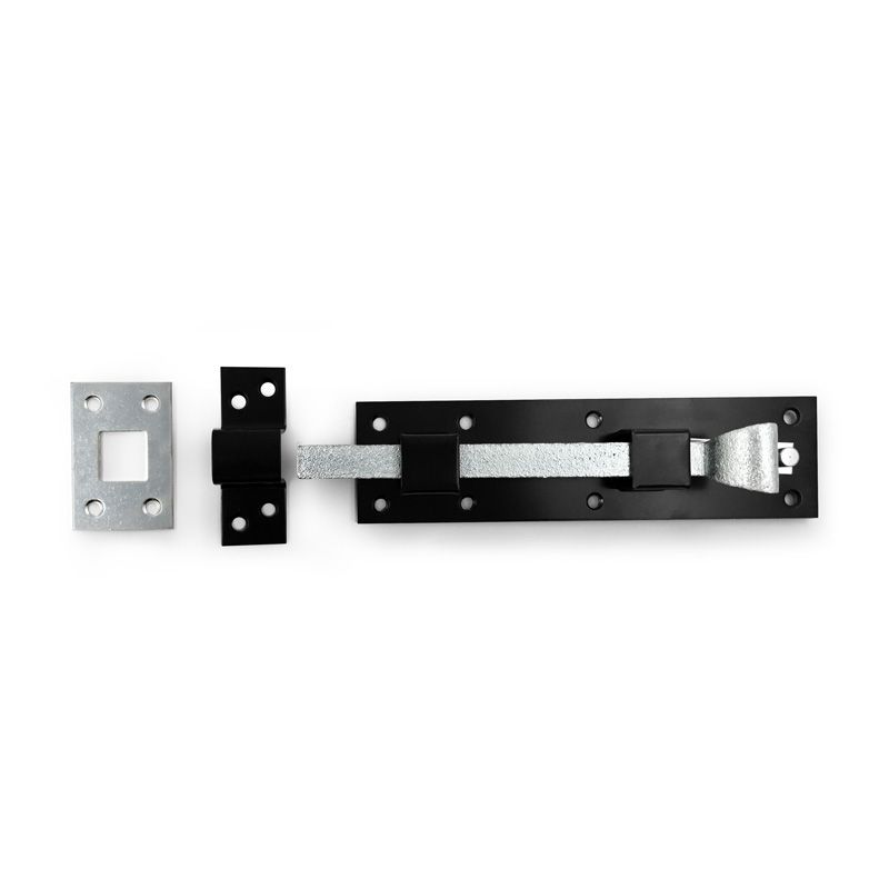  Heavy Square Spring Bolt - Black Body and Zinc coated Bolt, by Grip Tight Tools®